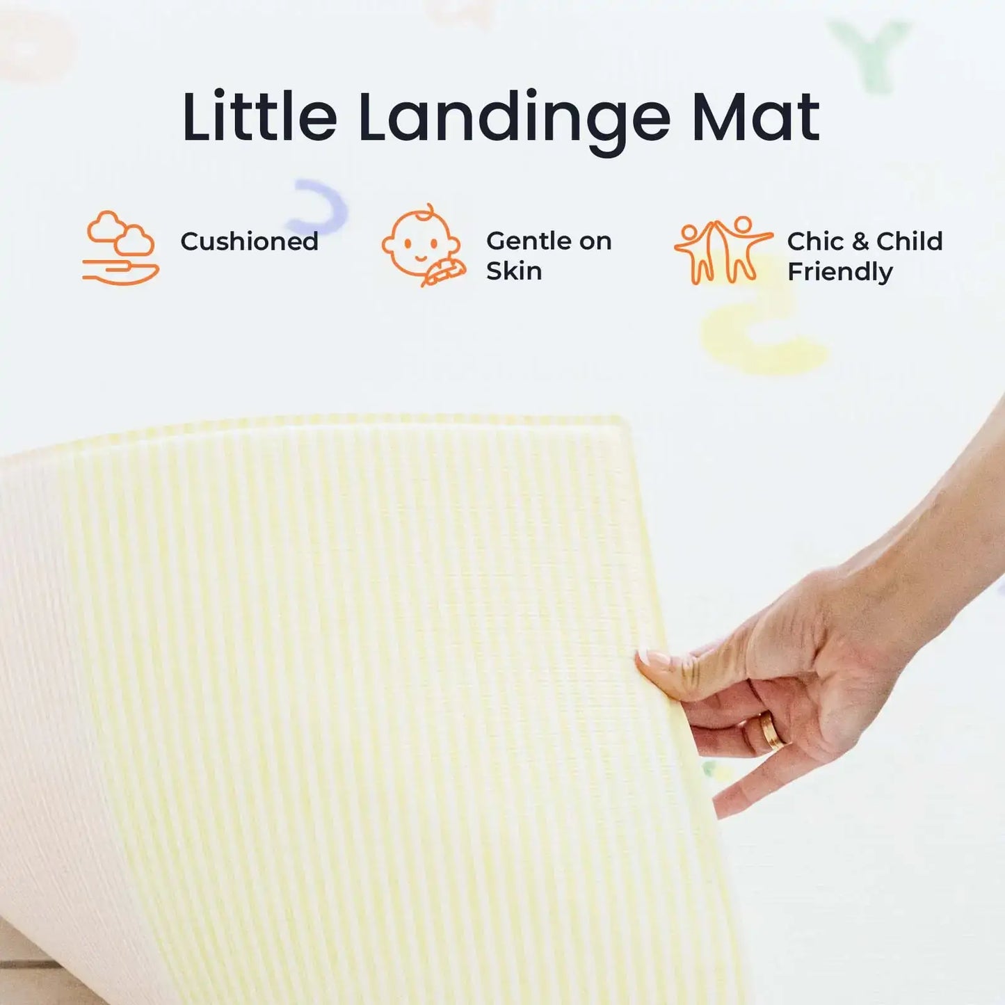 Tiny Land Double-Sided Baby Playmat Alphabet Adventure