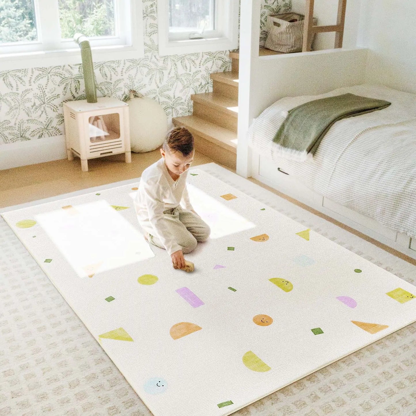 Tiny Land Double-Sided Baby Playmat Smiley Quest