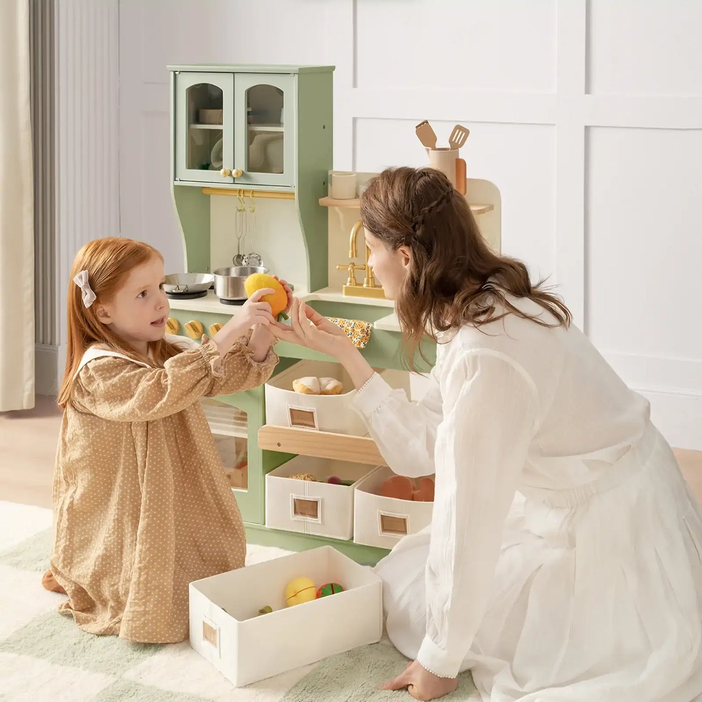 Tiny Land Serenity Wooden Kitchen Green