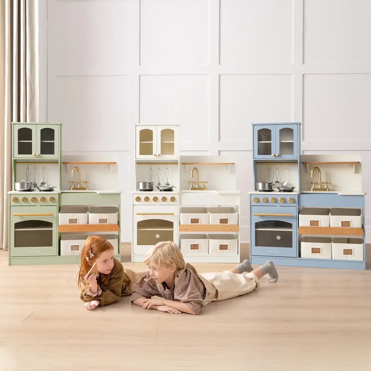 Tiny Land Serenity Wooden Kitchen Green