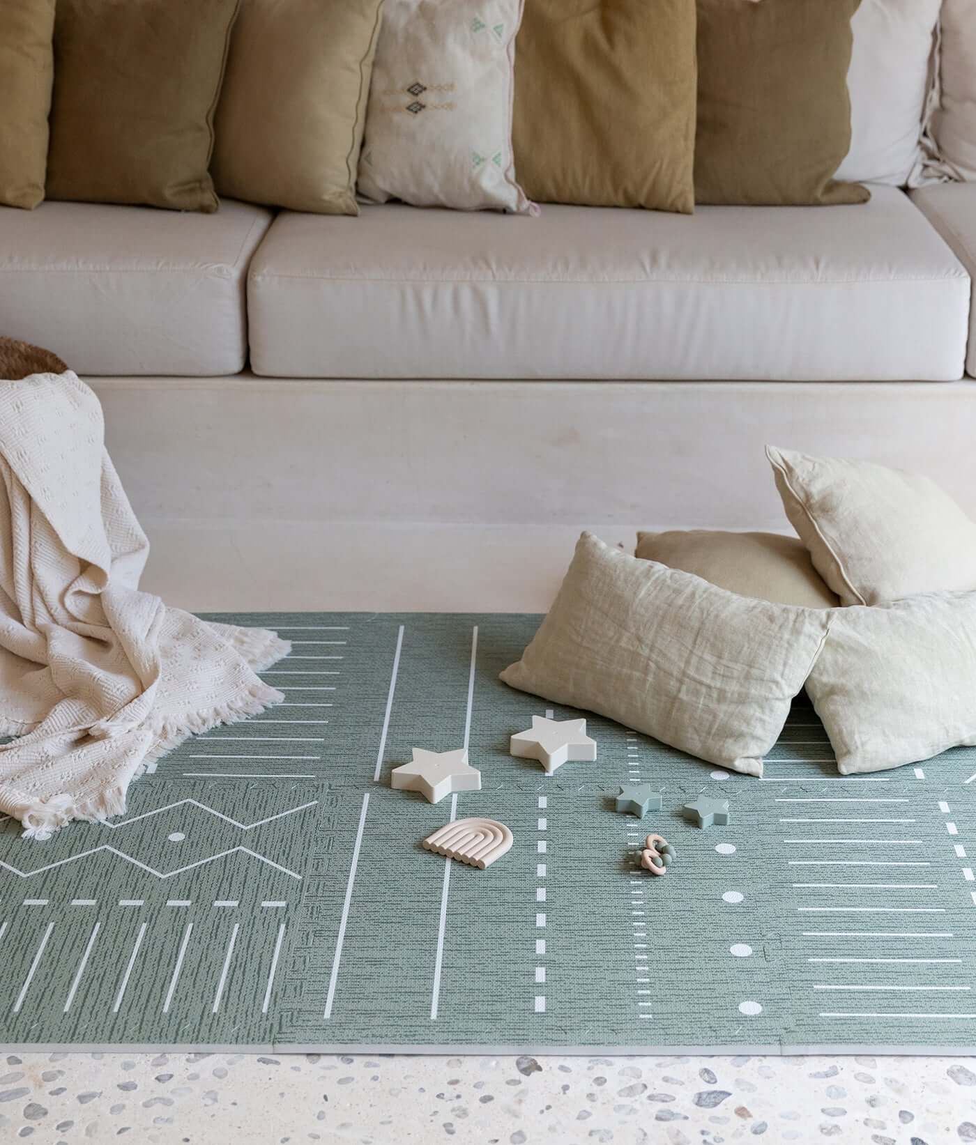 Toddlekind Premium Foam Playmat Berber Moss