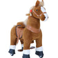 PonyCycle Brown With White Hoof Horse