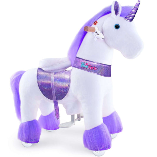 PonyCycle Purple Unicorn Ride-On
