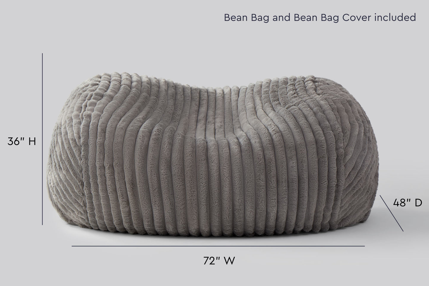 Moon Pod Cloud Comfort Bean Bag Double
