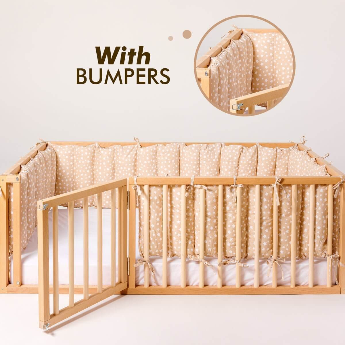 Goodevas Full Montessori Floor Bed Frame