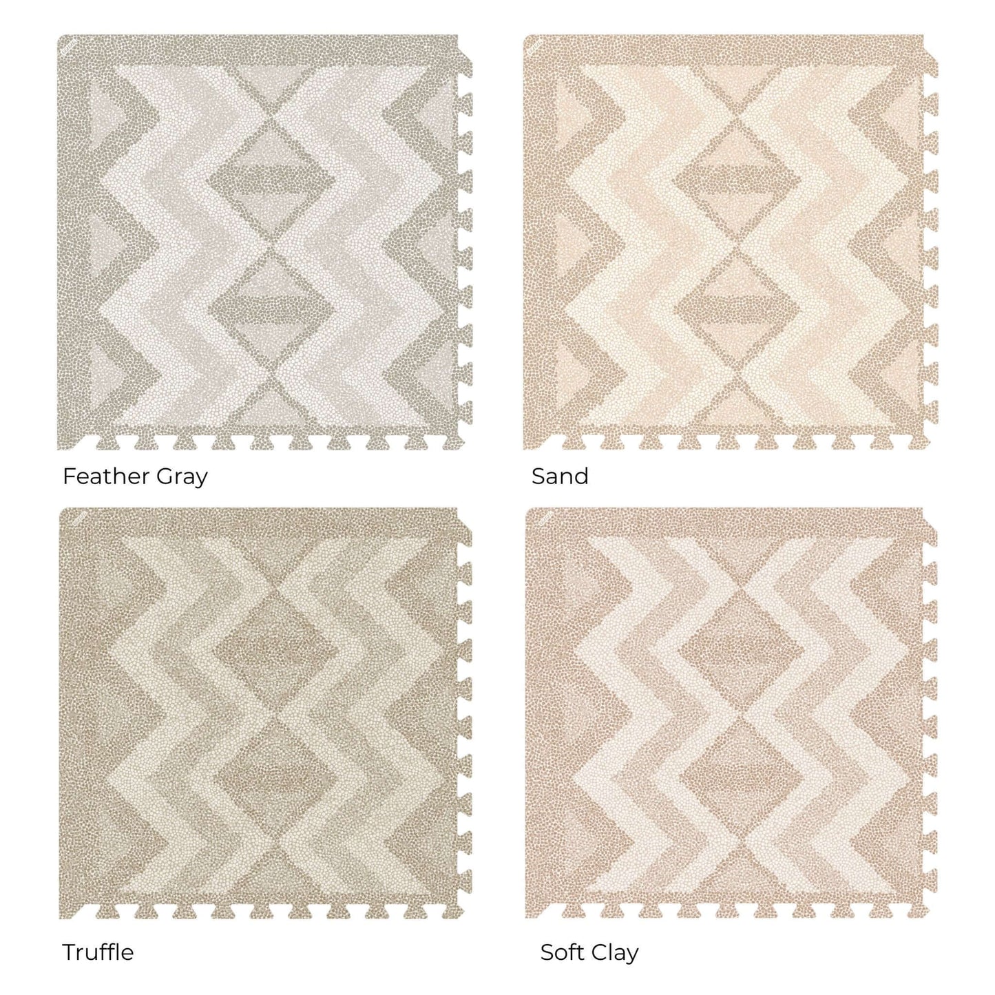 Eeveve Kilim Play Mat Feather Gray