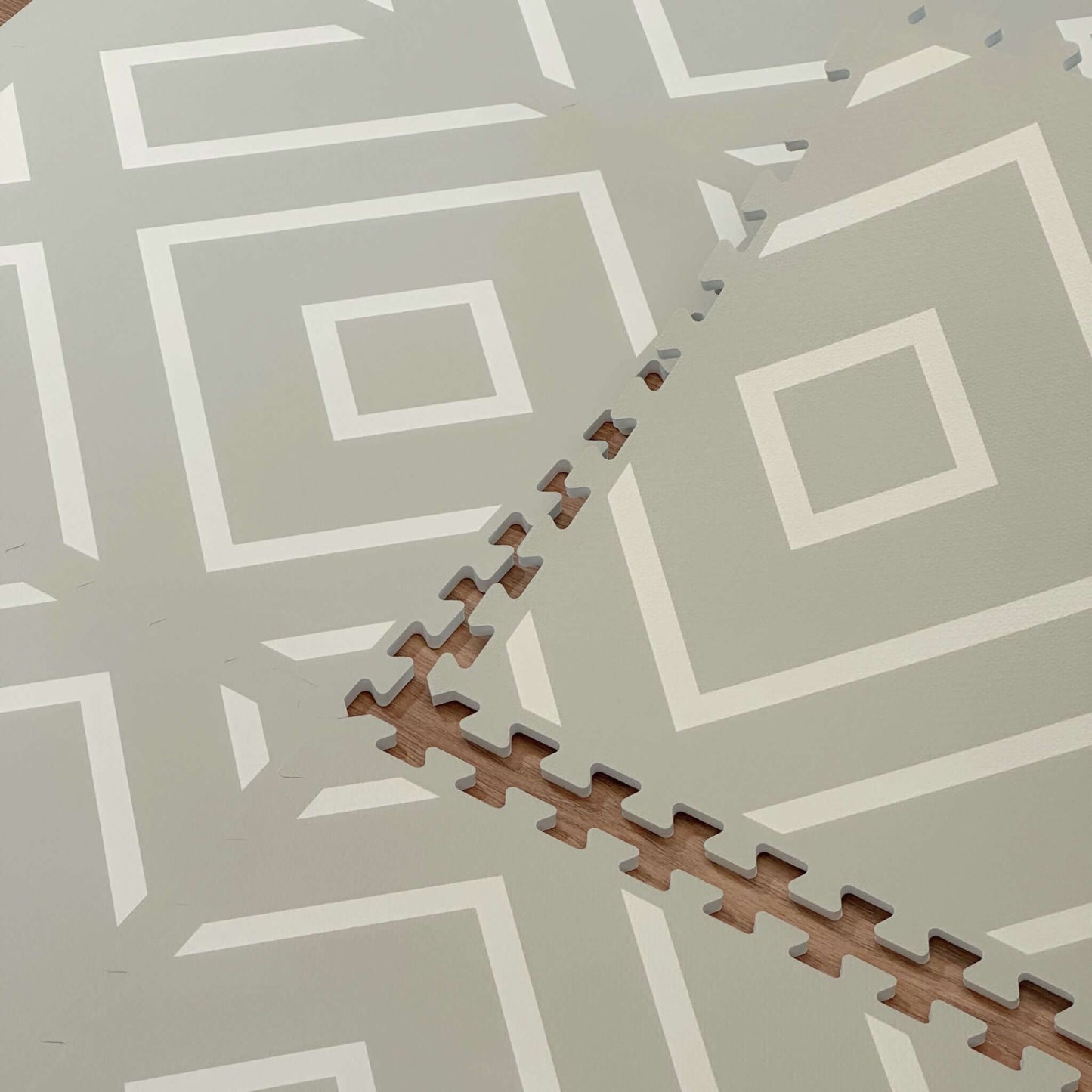 Eeveve Modern Blocks Play Mat Soft Sage