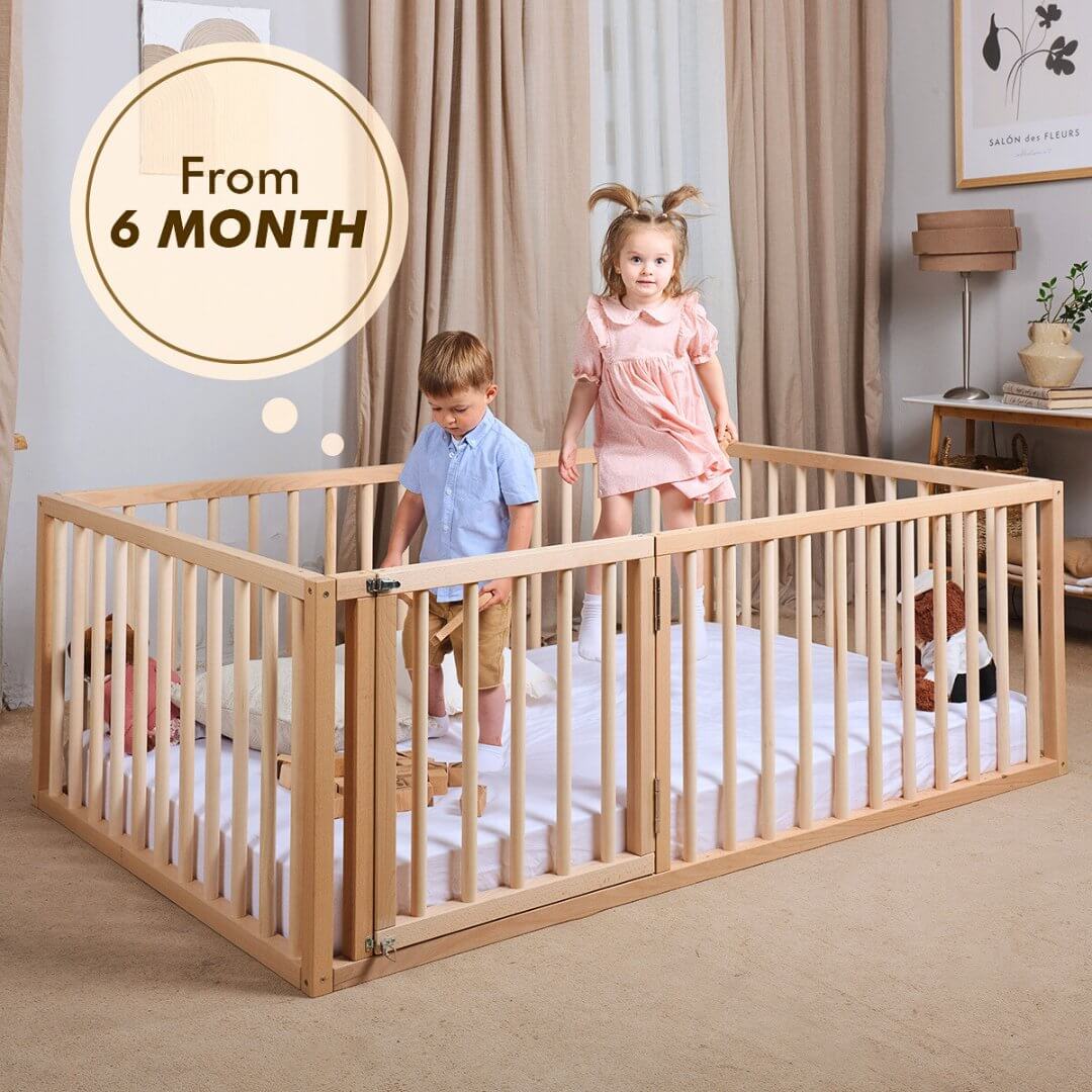 Goodevas Full Montessori Floor Bed Frame