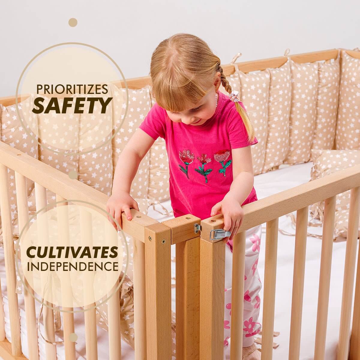 Goodevas Full Montessori Floor Bed Frame