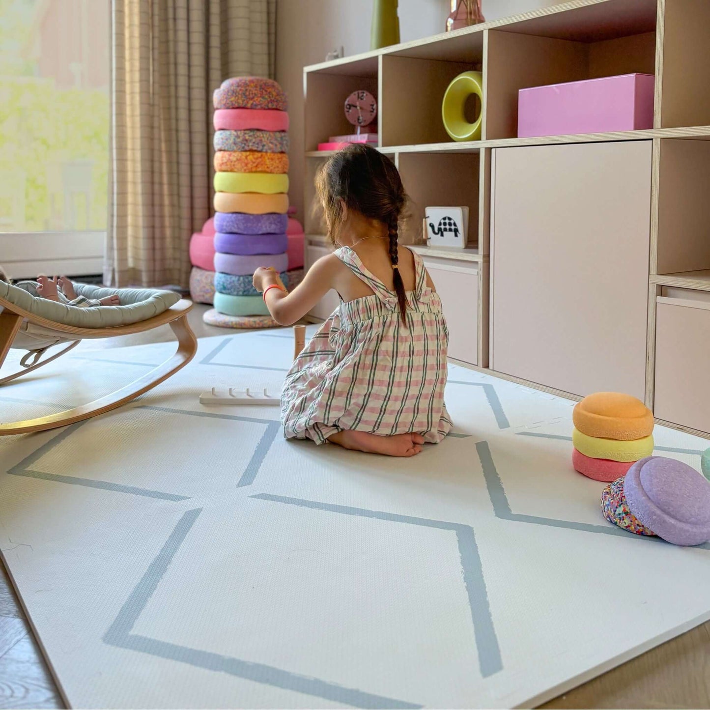 Eeveve Beni Play Mat Power Blue