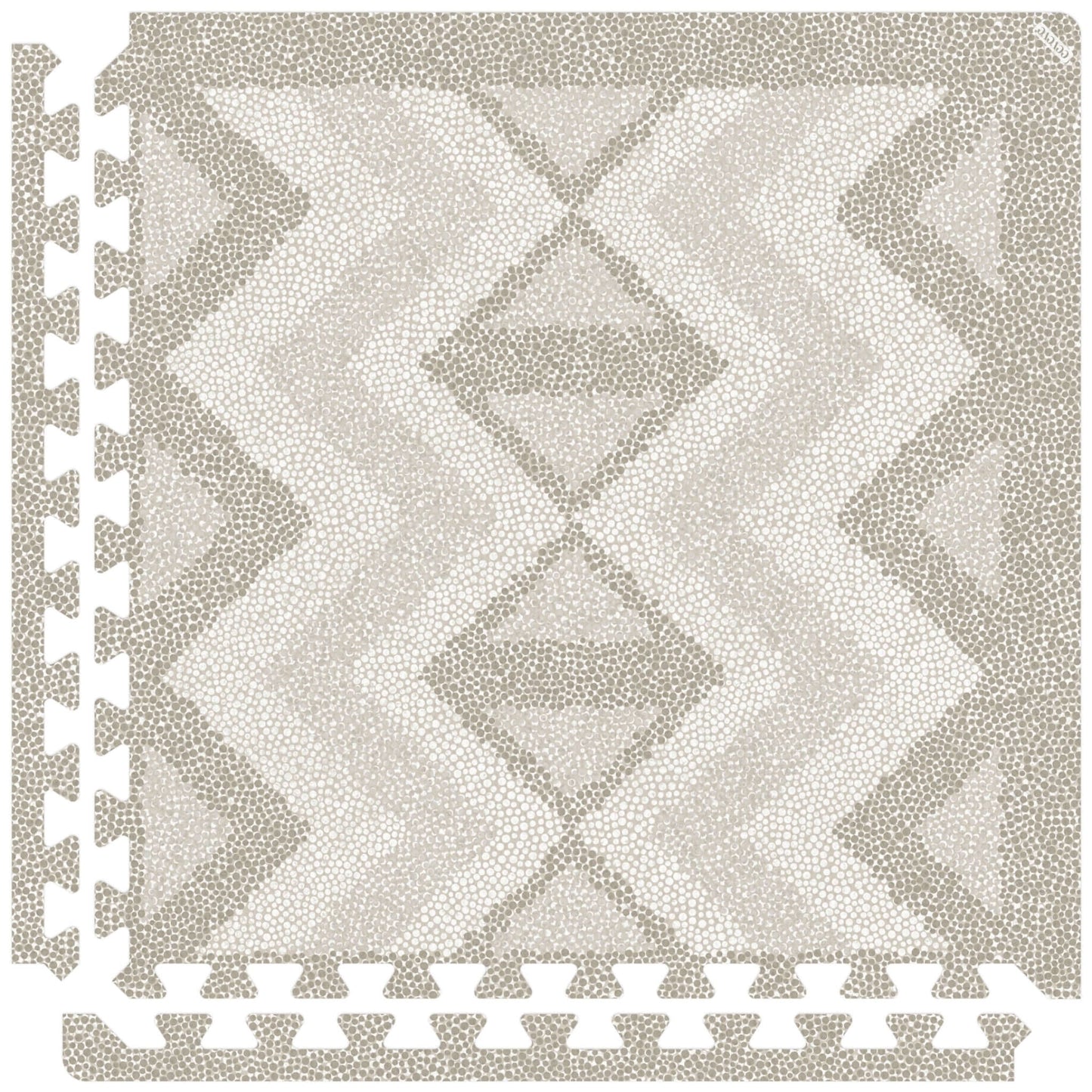 Eeveve Kilim Play Mat Feather Gray