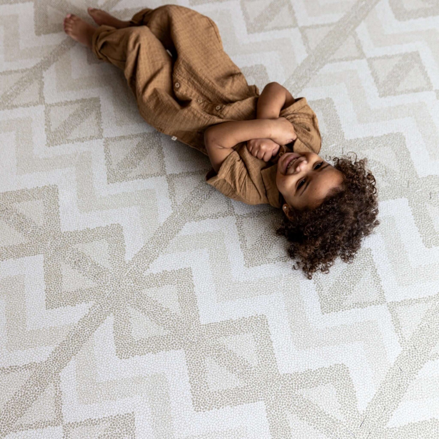 Eeveve Kilim Play Mat Feather Gray