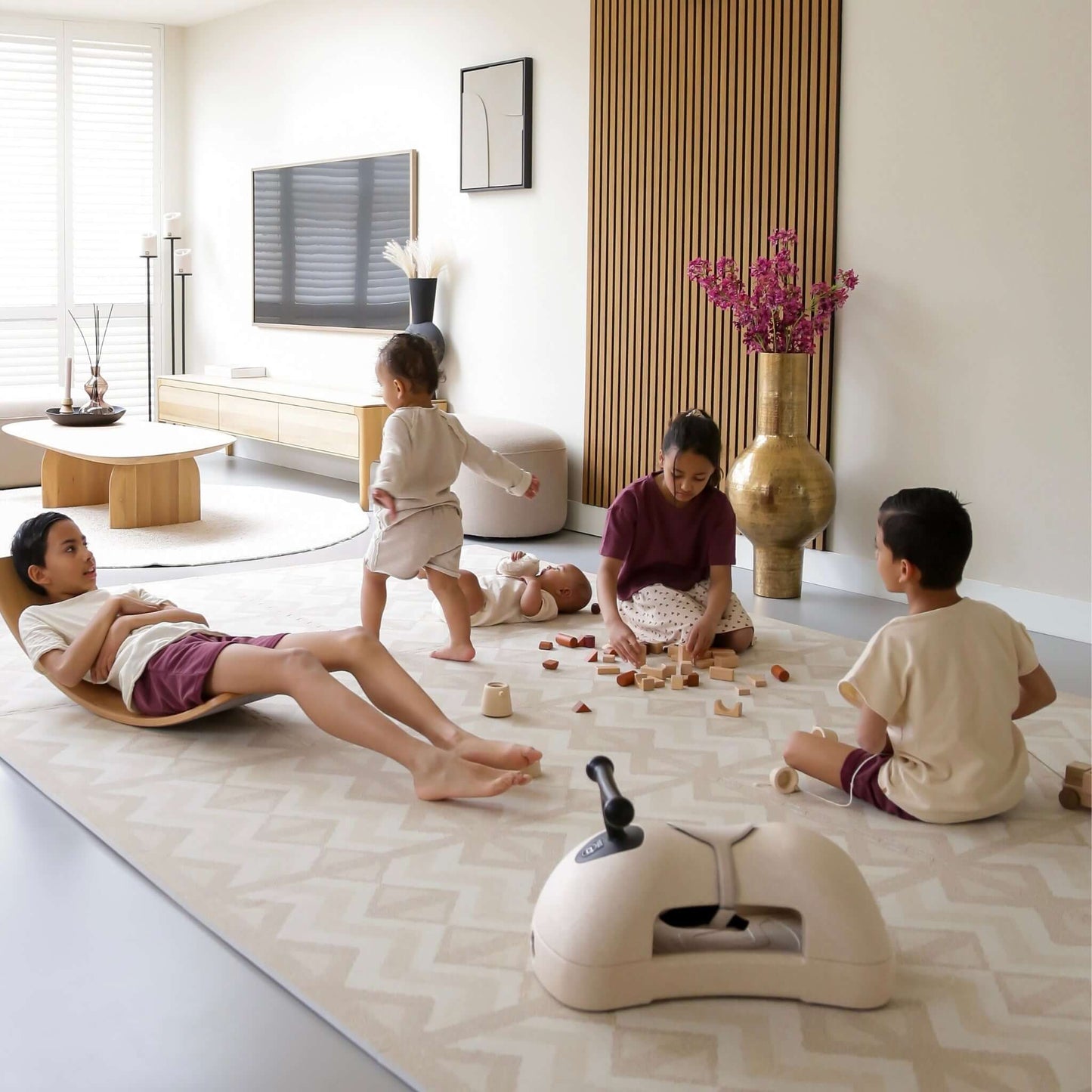 Eeveve Kilim Play Mat Sand