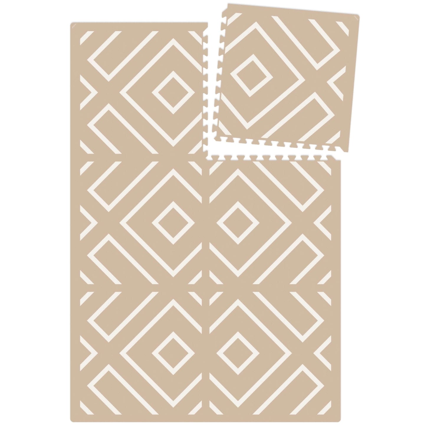 Eeveve Modern Blocks Play Mat Dessert Sand