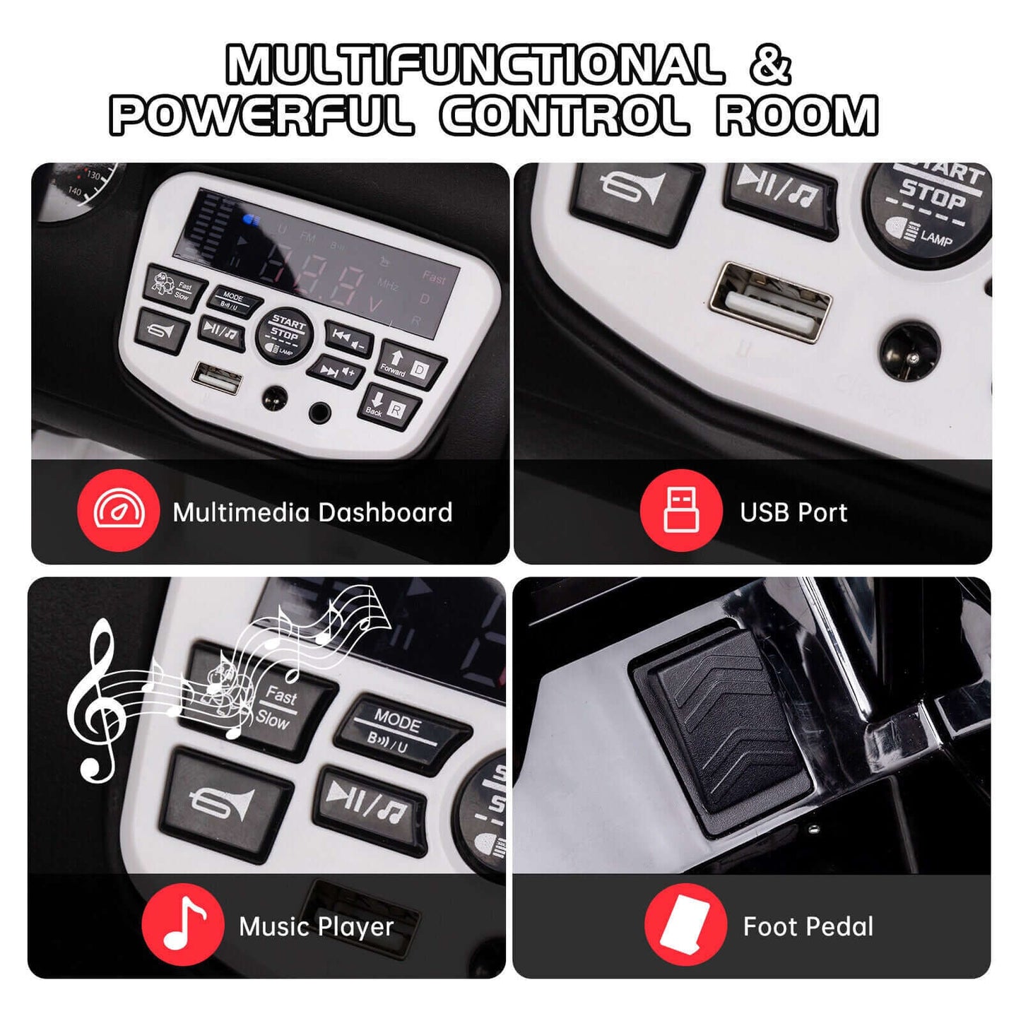 Magic Cars Electric Ride-On Truck Car