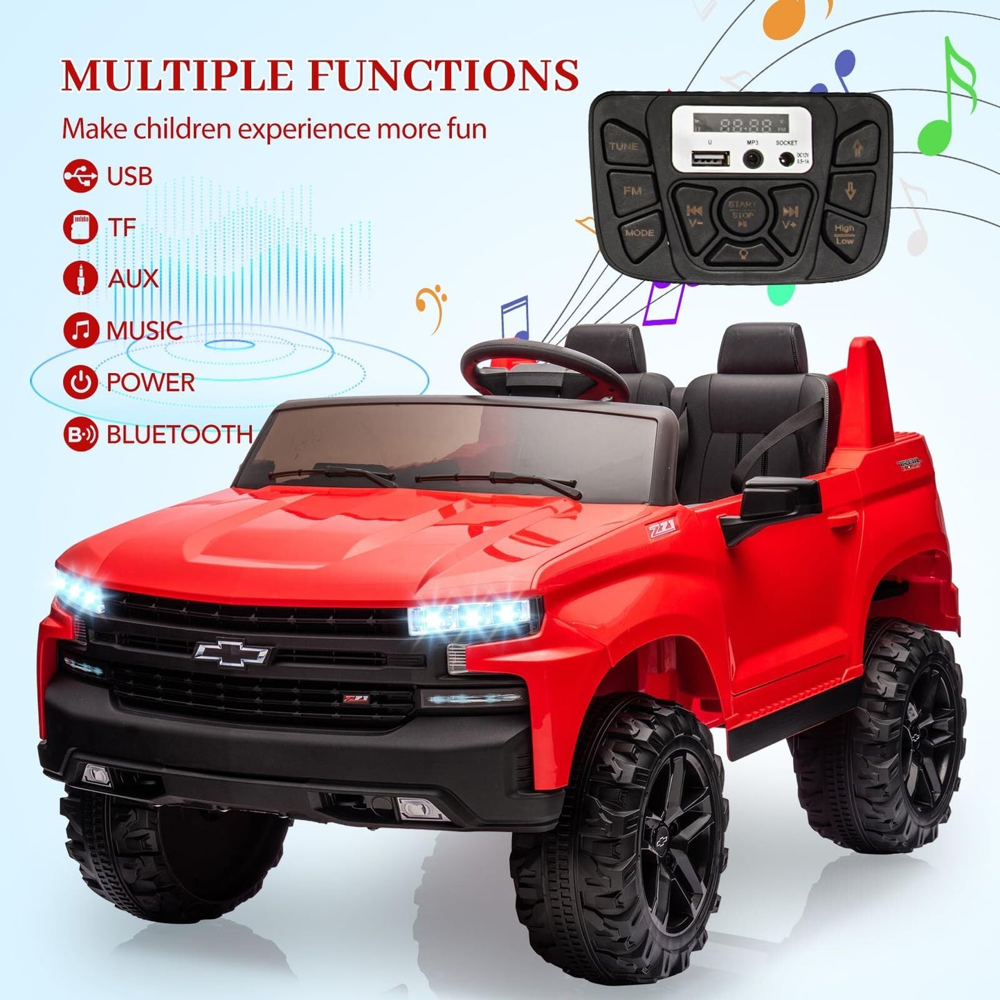 Magic Cars Ride-On Truck Chevrolet Silverado