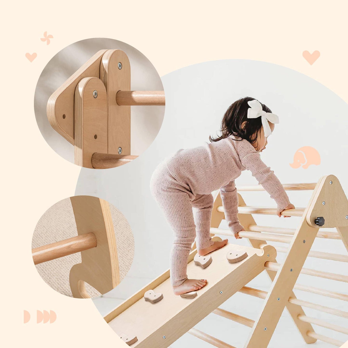 Tiny Land Montessori Climbing Set