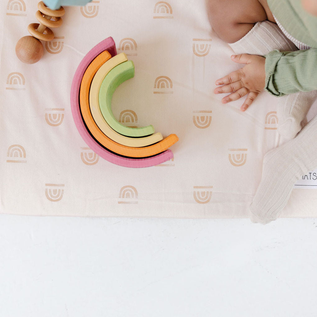 Toki Mats Rainbow Peach Play Mat