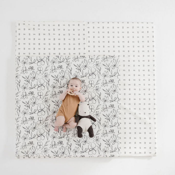 Toki Mats Mudcloth Vegan Leather Play Mat