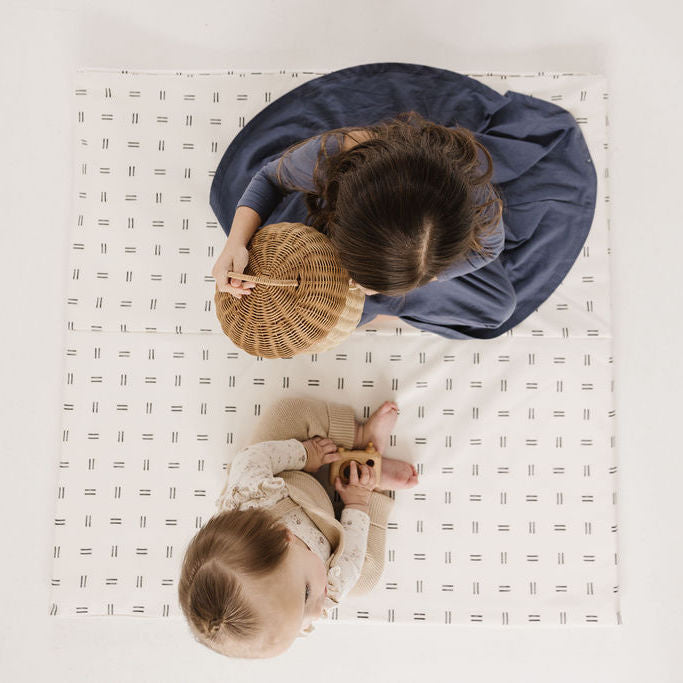 Toki Mats Mudcloth Vegan Leather Play Mat