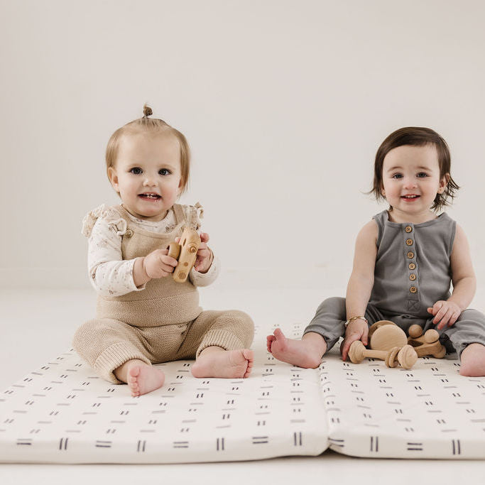 Toki Mats Mudcloth Vegan Leather Play Mat