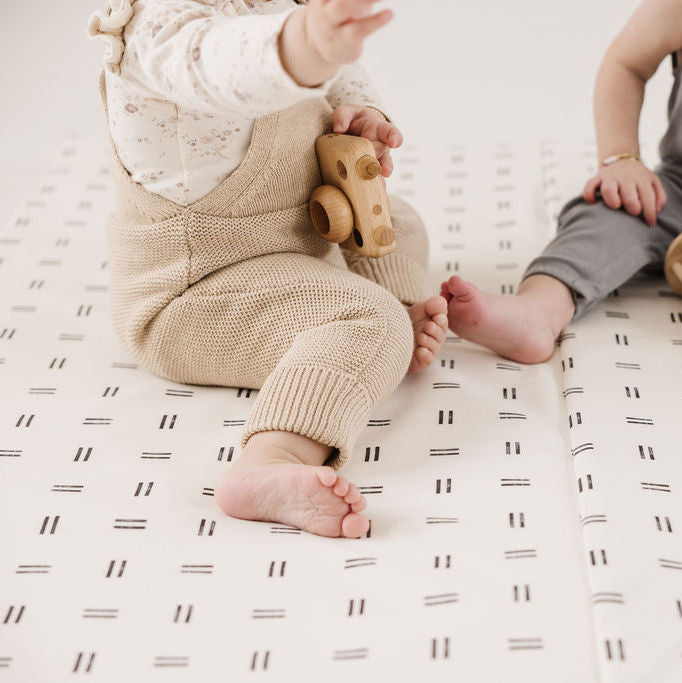 Toki Mats Mudcloth Vegan Leather Play Mat