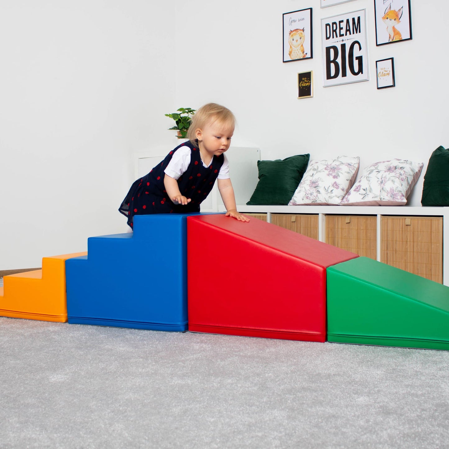 IGLU Soft Play Step and Slide Set