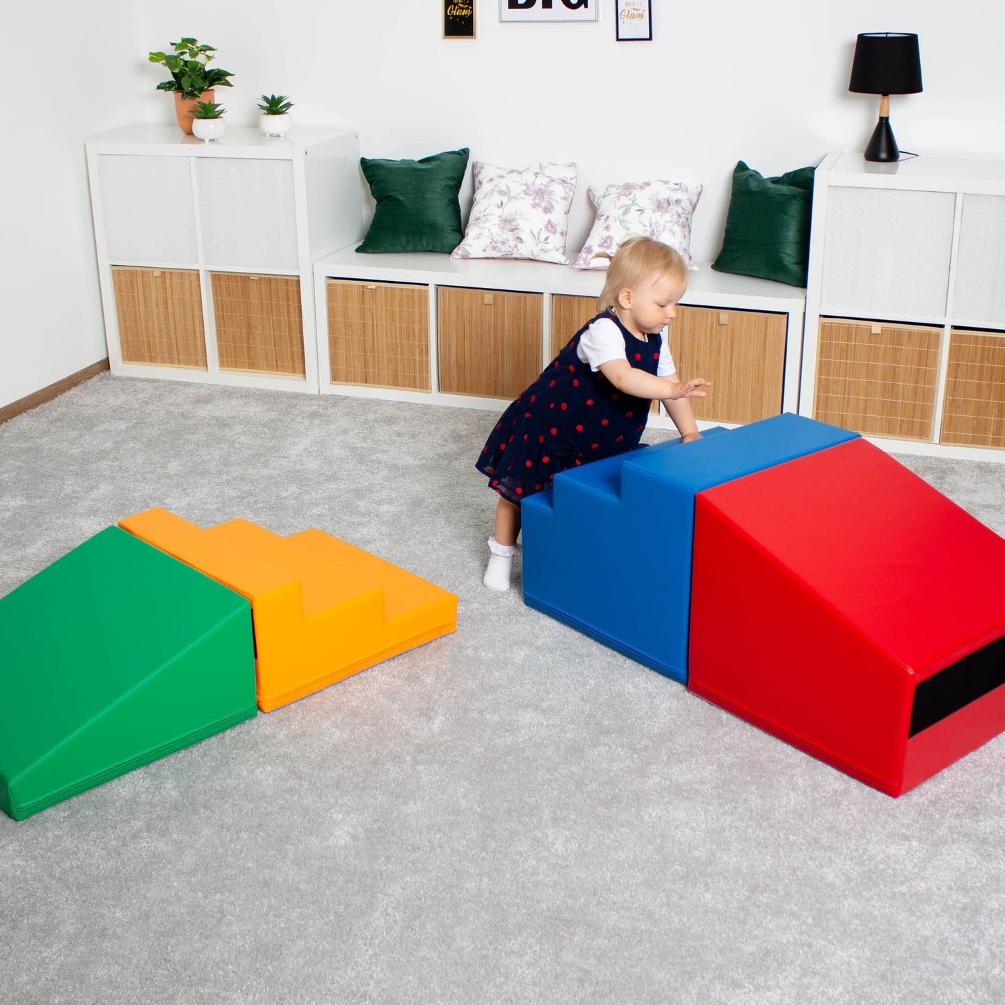 IGLU Soft Play Step and Slide Set