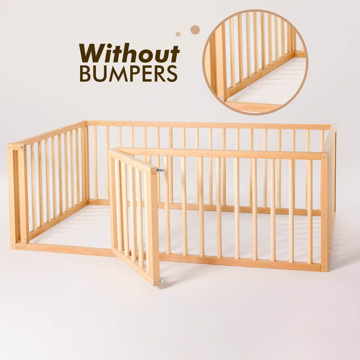 Goodevas Full Montessori Floor Bed Frame