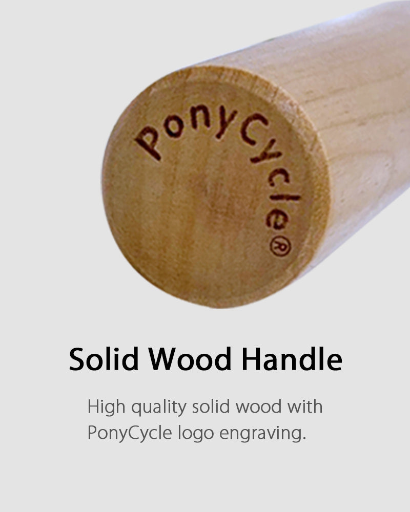 PonyCycle Dark Brown With White Hoof Horse