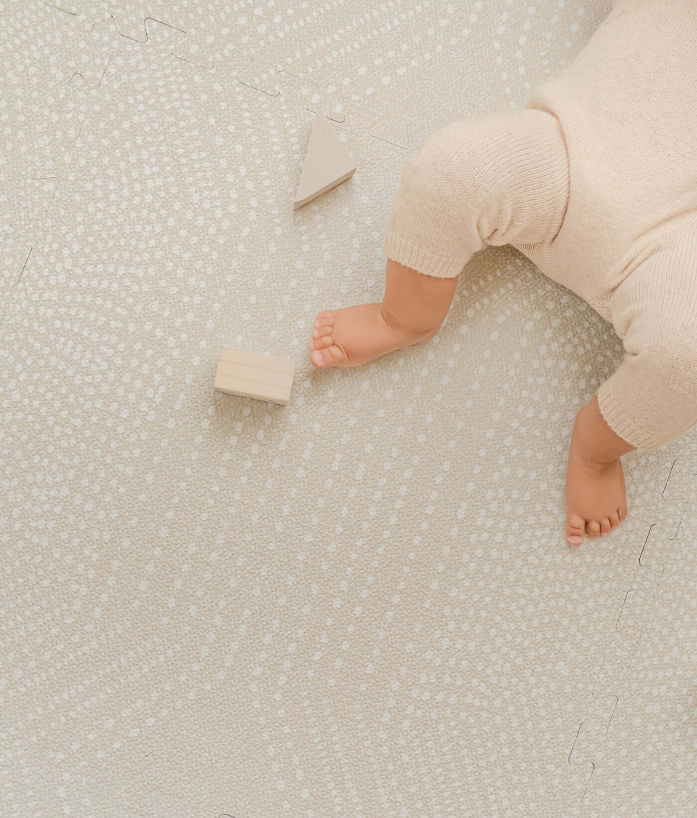 Toddlekind Premium Foam Playmat | Deco - Ecru