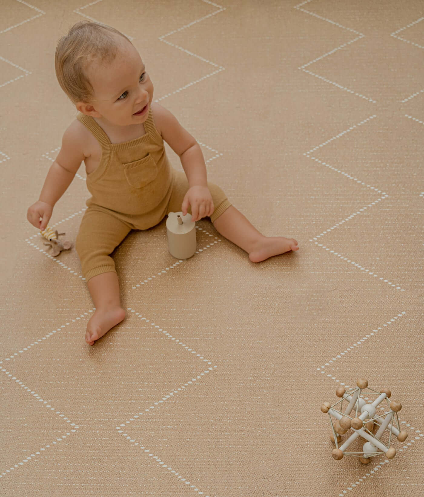 Toddlekind Premium Foam Playmat | Tulum - Sandstone