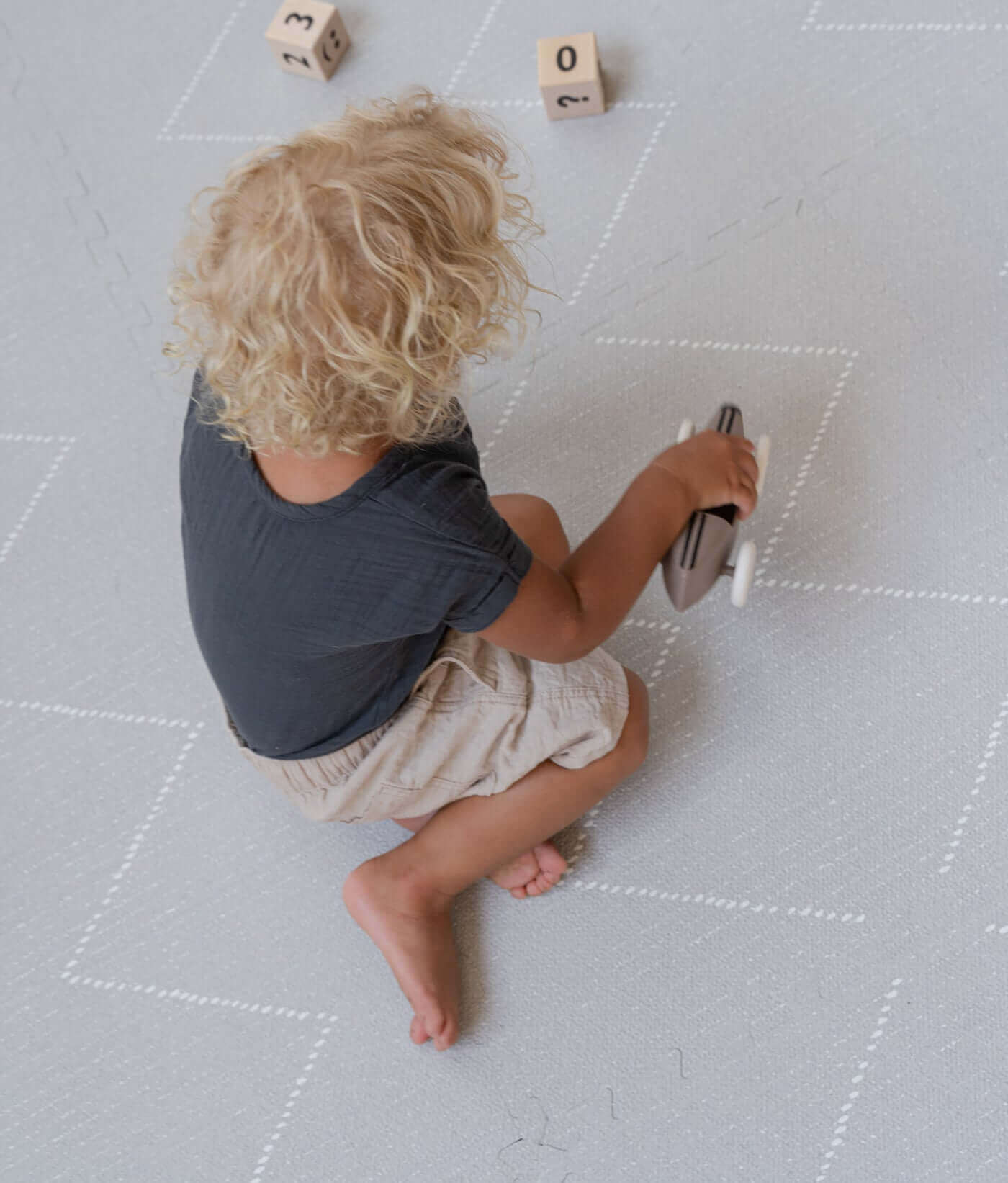 Toddlekind Premium Foam Playmat | Tulum - Stone