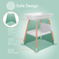 Children Of Design Deluxe Diaper Changing Table  With Changing Pad