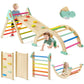 Tiny Land 7-in-1 Rainbow Pikler Triangle Set