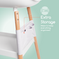 Children Of Design Deluxe Diaper Changing Table  With Changing Pad