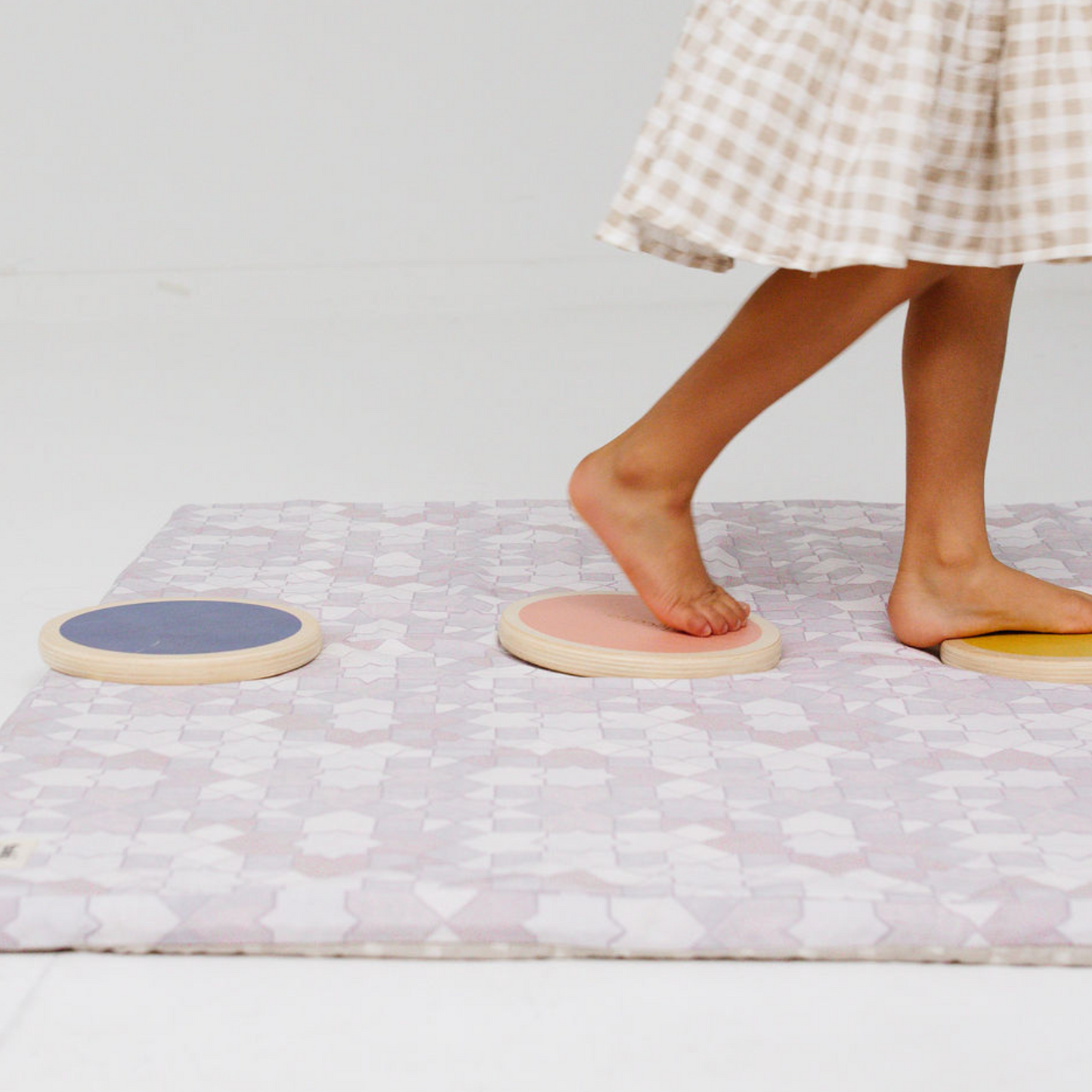 Toki Mats Grey Mosaic Play Mat