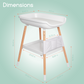 Children Of Design Deluxe Diaper Changing Table  With Changing Pad