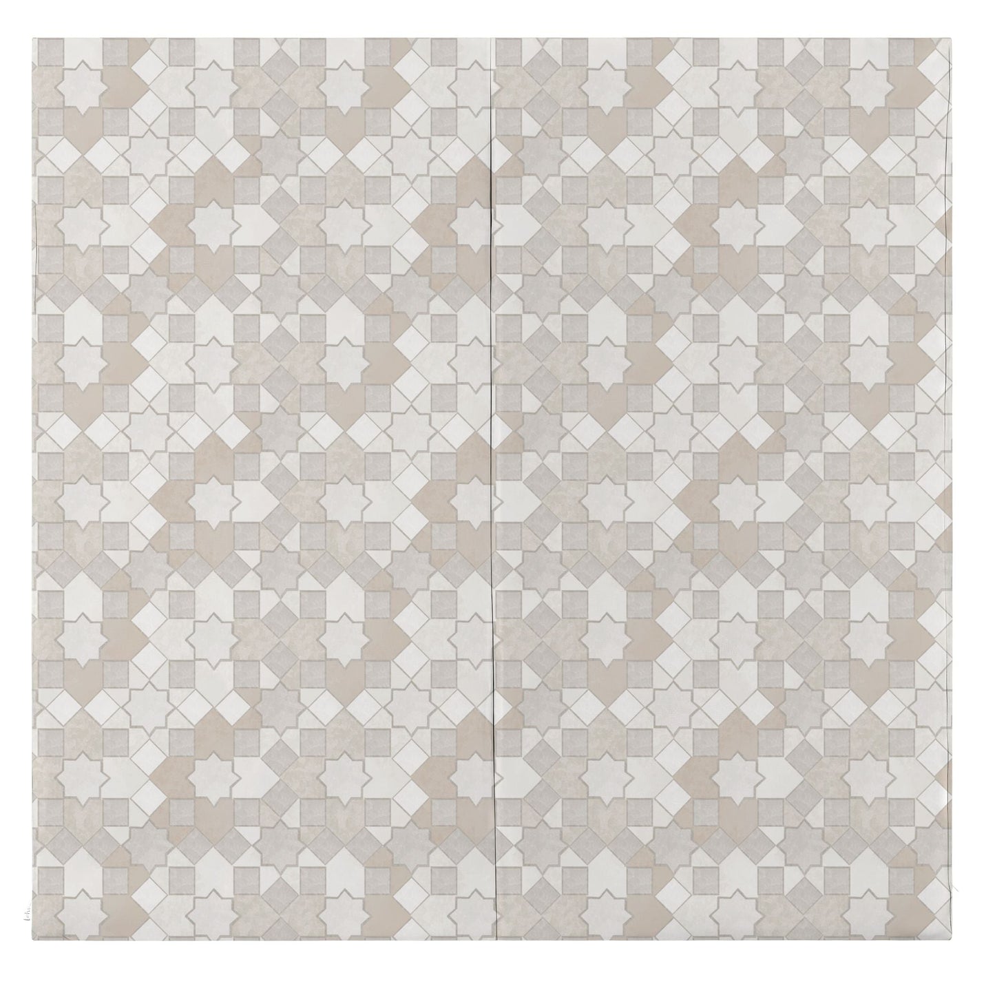 Toki Mats Grey Mosaic Vegan Leather Play Mat