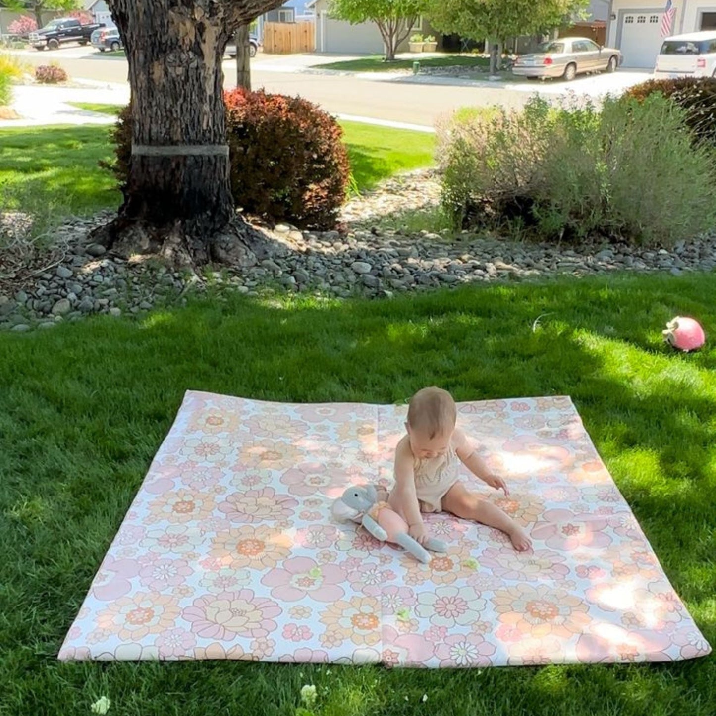 Toki Mats Blooms Vegan Leather Play Mat