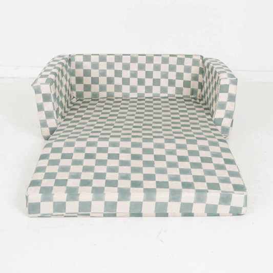 Toki Checker Matcha Play Couch