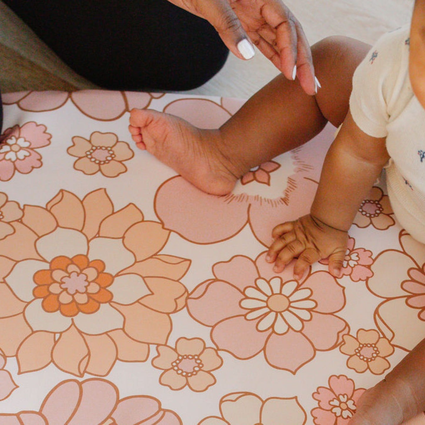 Toki Mats Blooms Vegan Leather Play Mat