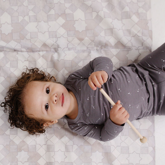 Toki Mats Grey Mosaic Play Mat