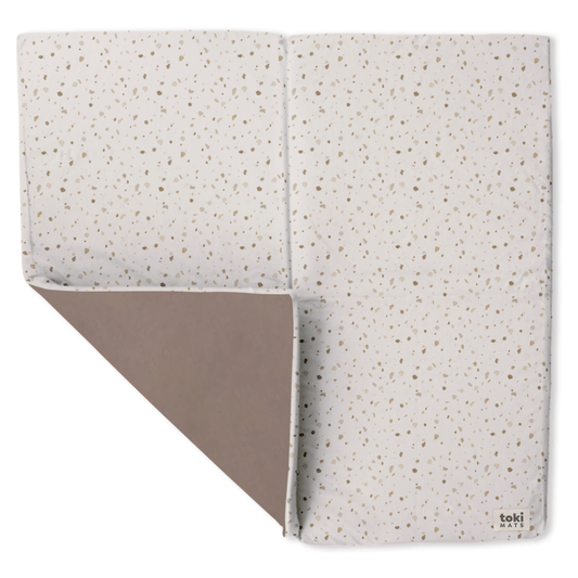 Toki Kids Terrazzo Chalk Organic Cotton Mat