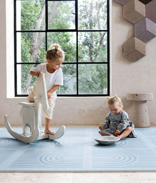 Toddlekind Premium Foam Playmat | Linear - Mineral