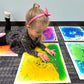 Kore Design Liquid Floor Tiles Assorted Color 9 pcs/Set