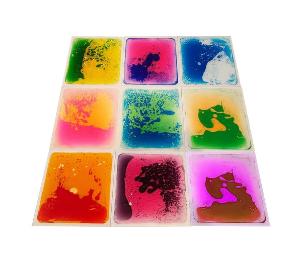 Kore Design Liquid Floor Tiles Assorted Color 9 pcs/Set