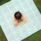 Toki Mats Green Tile Vegan Leather Play Mat