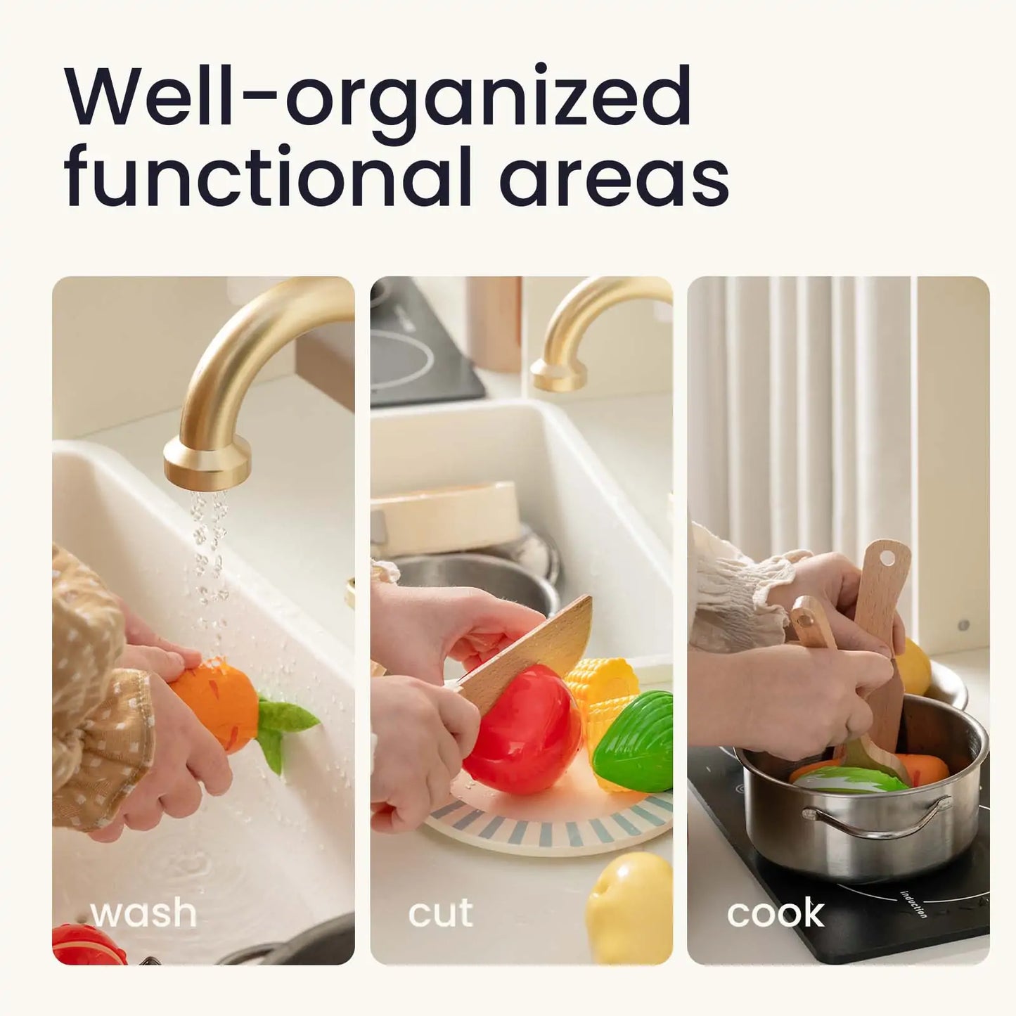 Tiny Land Play Kitchen With Running Water