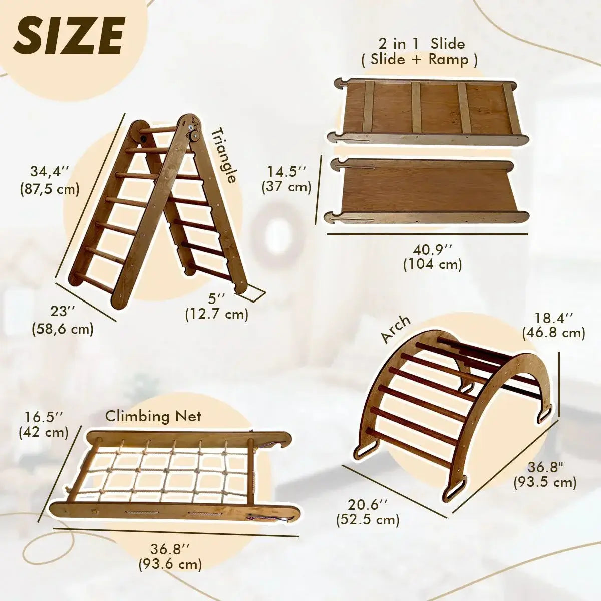 Goodevas  4 in 1  Montessori Climbing Set